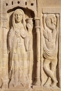 Saint Denis Basilica, Central Portal: The Wise Virgin, Saint-Denis, France
