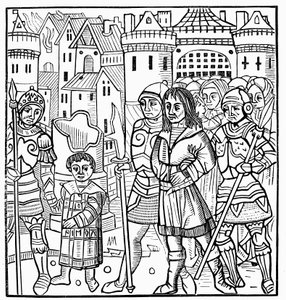Saint Louis and His Brothers Taken Prisoner During the Seventh Crusade by Unbekannt