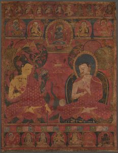 Sakyamuni with a Disciple Thangka