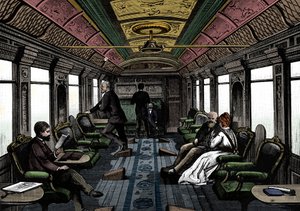Saloon Car on the Orient Express