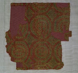 Samite with Roundels of Rosettes by Unbekannt