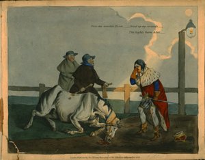 Satirical cartoon of King Richard III, c1823 by Unbekannt