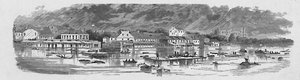 Scene at Baton Rouge during the Floods of 1874