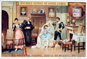 Scene from Mozarts opera The Marriage of Figaro
