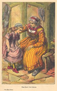 Scene from The Red Shoes by Hans Christian Andersen