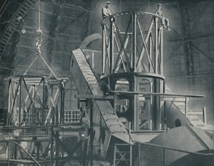 Section by Section Mounts the Huge Steel Framework of the Hooker