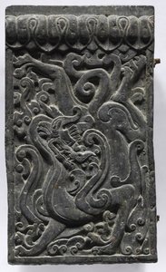 Section of a Coffin Platform: Dragon