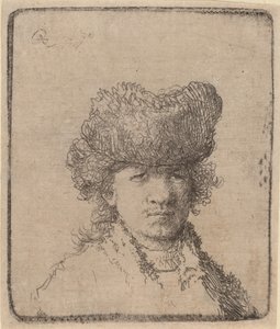Self-Portrait in a Fur Cap, 1630