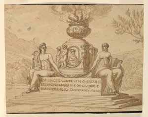 Sepulchral Monument of the Philosopher Count Alessandro Verri by Unbekannt