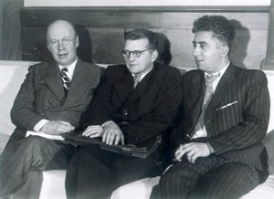 Sergei Prokofiev, Dmitri Shostakovich and Aram Khachaturian, Russian Composers by Unbekannt
