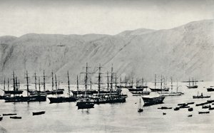 Ship Awaiting Cargoes of Nitrate at Iquique, 1911