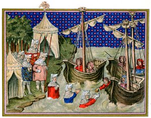 Ships Bringing Provisions to the English Host, Richard II