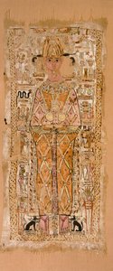 Shroud of Nespawtytawy, inscribed in hieroglyphs