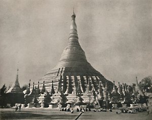 Shwe Dagon Pagoda, Rangoon, 1900