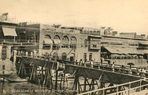Side View of Whiteley Bridge, Basra, c1918-c1939 by Unbekannt