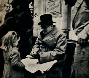 Signing Autographs in the North Country by Unbekannt