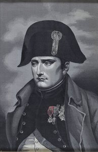 Silk Weaving Portrait of Emperor Napoléon I Bonaparte by Unbekannt