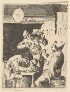 Singer Standing Between Two Smokers, 1610-85