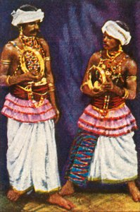 Sinhalese devil dancers from Ceylon