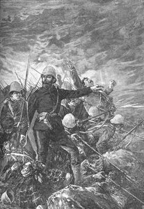 Sir George Colley at Majuba Hill, c1881