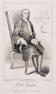Sir Isaac Newton, English mathematician and physicist by Unbekannt