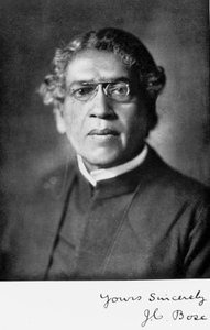 Sir Jagadis C Bose, Indian physicist and botanist
