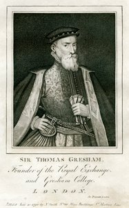 Sir Thomas Gresham, British merchant and financier by Unbekannt