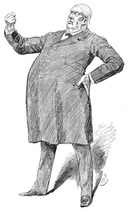 Sir William Harcourt in a fulminating moment