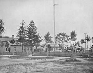 Site of Old Fort Wayne, Indiana, c1897