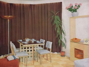 Small Living-Dining Room by Unbekannt