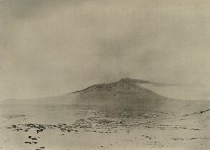 Smoke streaming from the Crater of Erebus