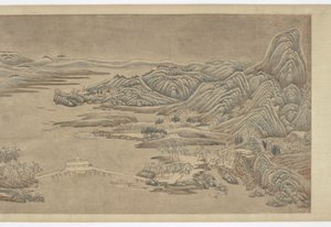 Snow Clearing on Mountains and Rivers by Unbekannt