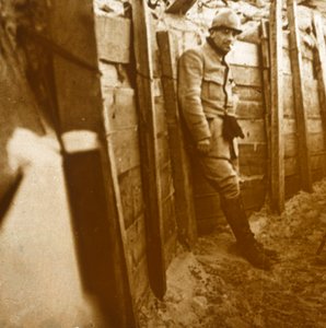 Soldier in the Trenches by Unbekannt
