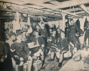 Soldiers in a Cabin of a Transport