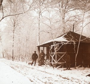Soldiers in the Snow, Marquenterre, Northern France