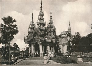 South Entrance to Shwe Dagon Pagoda, Rangoon, 1900