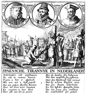 Spanish Execution of Huguenots by Unbekannt