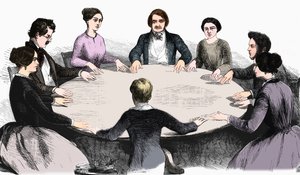 Spiritualist Meeting in Leipzig, Germany by Unbekannt