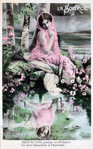 Spring, Vintage French Postcard