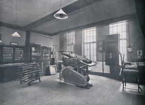 St. Bride Foundation School. Offset Printing Room, 1917 by Unbekannt