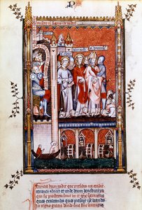 St Denis is Shown the Martyrs