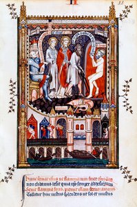 St Denis is Thrown into the Furnace, 1317