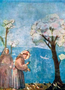 St Francis Preaching to the Birds, 1297-1299