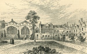 St. Helens Priory, and Leathersellers Hall, c1799