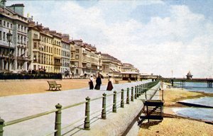 St Leonards, West Marina, from the pier, c1900s-c1920s