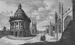 St. Marys Church & Radcliffe Library at Oxford by Unbekannt