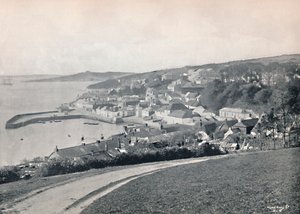 St. Mawes - Showing the Harbour and Castle, 1895 by Unbekannt
