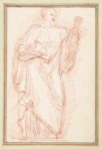 Standing Male Figure with Book by Unbekannt