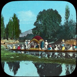 State Barge on the Apple Tree Canal, India by Unbekannt