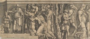 Statue of Niobe and Her Worshippers, with Apollo and Diana and Other Figures, 1543-47 by Unbekannt